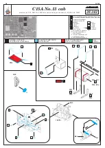 Предварительный просмотр 1 страницы Eduard C15A No.13 cab Quick Start Manual