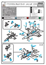 Предварительный просмотр 1 страницы Eduard CV-63 Kitty Hawk Part4 - aircraft 1/350 Quick Start Manual