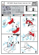 Предварительный просмотр 1 страницы Eduard EF 2000 Single Seater interior S.A. Quick Start Manual