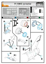 Eduard F-100C exterior Manual предпросмотр