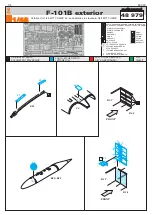 Предварительный просмотр 1 страницы Eduard F-101B exterior Quick Start Manual