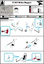 Eduard F-102 Delta Dagger Quick Start Manual предпросмотр