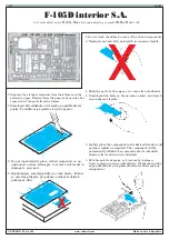 Предварительный просмотр 6 страницы Eduard F-105D interior S.A. Assembly Manual