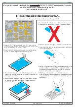 Предварительный просмотр 5 страницы Eduard F-105G Thunderchief interior S.A. Manual