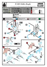 Eduard F-15E Strike Eagle seat Assembly Instructions предпросмотр