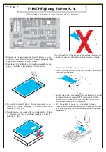 Preview for 6 page of Eduard F-16CJ Fighting Falcon S.A. Quick Start Manual