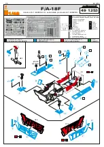 Eduard F/A-18F Assembly Instructions предпросмотр