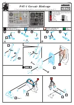 Eduard F4U-1 Corsair Birdcage Manual предпросмотр