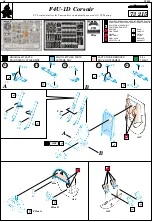 Eduard F4U-1D Corsair Quick Start Manual предпросмотр
