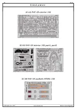 Предварительный просмотр 4 страницы Eduard F4U-1D engine 1/32 Manual