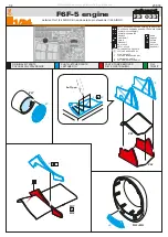 Eduard F6F-5 engine Assembly Instructions preview