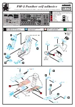 Предварительный просмотр 1 страницы Eduard F9F-2 Panther self adhesive Assembly Instructions