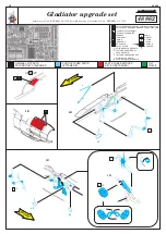 Предварительный просмотр 1 страницы Eduard Gladiator upgrade set Quick Start Manual