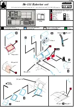 Preview for 1 page of Eduard He-111 Exterior set Manual