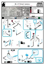 Eduard He 177 Greif interior Quick Start Manual предпросмотр