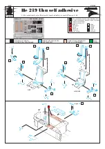 Eduard He 219 Uhu self adhesive Quick Start Manual предпросмотр