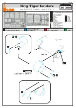 Предварительный просмотр 1 страницы Eduard King Tiger fenders Manual