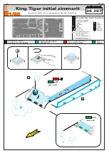 Preview for 1 page of Eduard King Tiger initial zimmerit Quick Start Manual