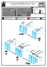 Предварительный просмотр 1 страницы Eduard Leopard 2A6M armour slat Quick Start Manual