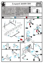 Eduard Leopard 2A6M CDN Quick Start Manual предпросмотр