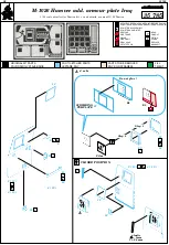 Предварительный просмотр 1 страницы Eduard M-1026 Humvee add. armour plate Iraq Quick Start Manual