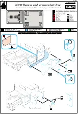 Eduard M-998 Humvee add. armour plate Iraq Manual предпросмотр
