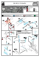 Предварительный просмотр 1 страницы Eduard Me-262 A-1 Schwalbe Quick Start Manual