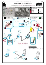 Eduard MiG-21F-13 Fishbed C Assembly Instructions Manual предпросмотр