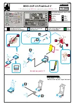 Eduard MiG-21F-13 Fishbed C Quick Start Manual предпросмотр