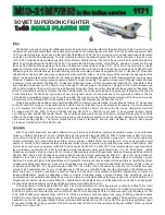 Предварительный просмотр 1 страницы Eduard MiG-21MF/BIS 1171 User Manual