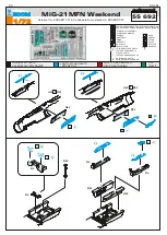 Eduard MiG-21MFN Quick Start Manual предпросмотр