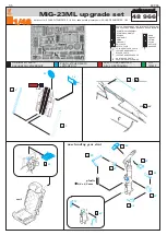 Eduard MiG-23ML upgrade set Quick Start Manual предпросмотр