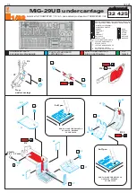 Eduard MiG-29UB undercarriage Quick Start Manual предпросмотр