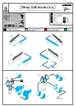 Eduard Mirage F.1B interior S.A. Quick Start Manual предпросмотр