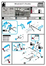 Eduard Mitsubishi F-1 Panther Quick Start Manual предпросмотр