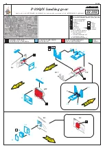 Предварительный просмотр 1 страницы Eduard P-39Q/N landing gear Quick Start Manual