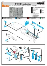 Предварительный просмотр 1 страницы Eduard P-61C exterior Manual