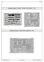 Предварительный просмотр 4 страницы Eduard P-61C exterior Manual