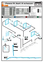 Preview for 1 page of Eduard Panzer IV Ausf. H schurzen Manual