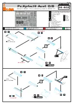 Eduard Pz.Kpfw.III Ausf. D/B Quick Start Manual предпросмотр