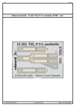 Предварительный просмотр 3 страницы Eduard PZL P.11c Manual