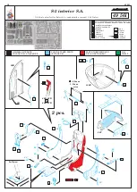 Предварительный просмотр 1 страницы Eduard S-3 interior S.A. Manual