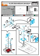 Eduard S-38 Schnellboot hatches Quick Start Manual предпросмотр