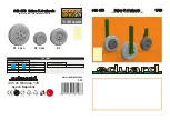 Предварительный просмотр 1 страницы Eduard Sabre F.4 wheels Assembly Instructions