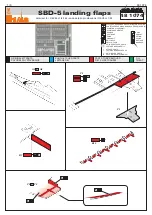 Eduard SBD-5 landing flaps Quick Start Manual предпросмотр