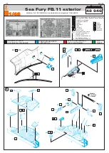 Предварительный просмотр 1 страницы Eduard Sea Fury FB.11 exterior Quick Start Manual