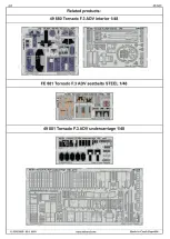 Предварительный просмотр 4 страницы Eduard Tornado F.3 ADV exterior Quick Start Manual
