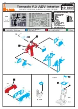 Предварительный просмотр 1 страницы Eduard Tornado F.3 ADV interior Quick Start Manual