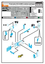 Предварительный просмотр 1 страницы Eduard Tornado F.3 ADV undercarriage Quick Start Manual