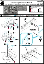 Eduard US Aircraft Carrier Hornet Quick Start Manual предпросмотр